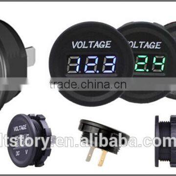 Marine LED Display Digital Only Voltmeter Gauge photo-3
