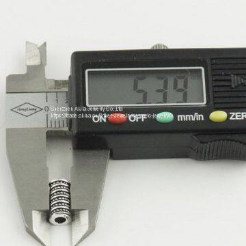 Long Metal Beads For Jewelry Accessories 925 Silver Beads photo-4