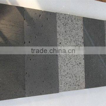 Natural Black Honed Lava Stone Tile for Sale photo-5