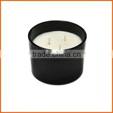 Best selling fashion round black glass jar