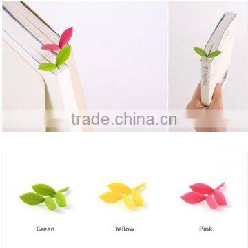 Vivacious Cute Sprout Bookmarks - Green Leaf Book Mark-Silicone Bookmark