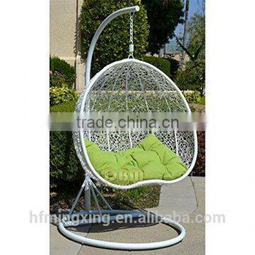2 Person Seater Egg Shape Wicker Rattan Hammock photo-3