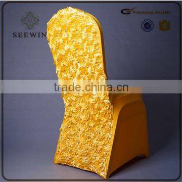 Rosette Chiar Cover Used for Banquet Wedding Rosette Chair Cover photo-3