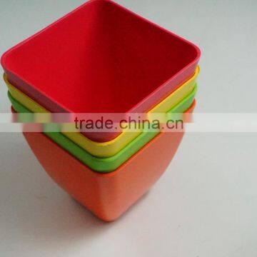 Factory Hot Sale Bio Bamboo Fibre Flower Pot photo-6