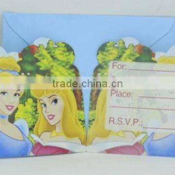 Supply fashion cute Party Invitation card