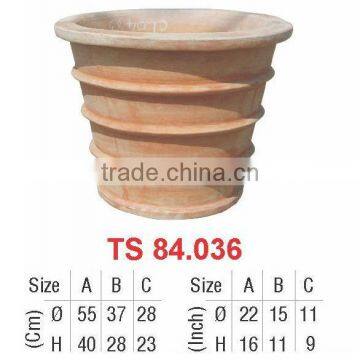 Vietnam outdoor ceramic large terracotta garden pots