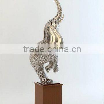 Casting Stainless Steel Elephane Statue For Garden Decoraton