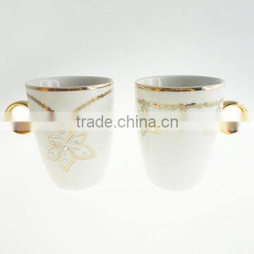 Hot Selling Porcelain Ceramic Coffee Tea Beer Magic Sublimation Copper Mug Cup photo-3