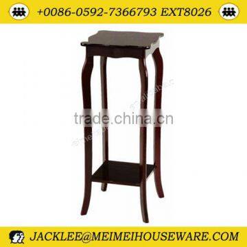 Antique home furniture square wooden flower stand