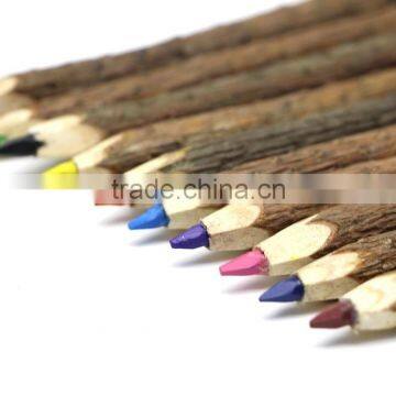 12 Pcs Pine Coloring Pencil, 12 Nature Wooden Coloring Pencil, 12 Pieces Eco-Friendly Color Pencil photo-4