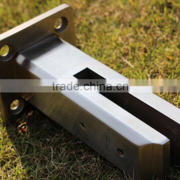 Jinxin Stainless Core Drilled Pool Fence Glass Spigot With Base Plate Guangzhou Manufactory photo-2