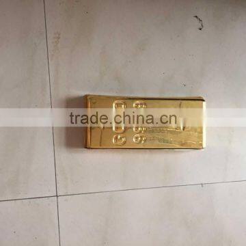 Plastic Vac-formed Thick Film Blister Rectangular Cover With Gold Plating photo-2