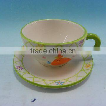 easter decorations ceramic coffee mugs