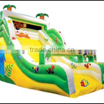 (HD-9601)Giant Jungle Inflatable Slide inflatable bouncy castle with water slide