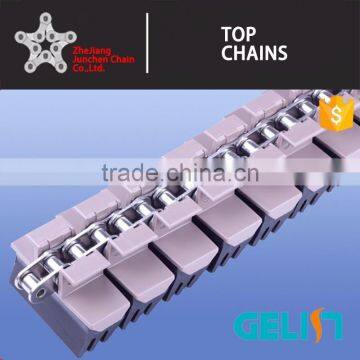 G4 Vertical Lifting Clamp Conveyor chains for Bottles/snap-on side flexing chain/gripper conveyor chain