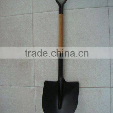 S505L Digging Shovel With Long Wood Handle