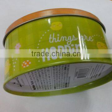 Accept Customized Printing Oval Metal Box photo-5