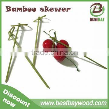 Factory Discount Price Wholesale Bamboo Knot Skewers,bamboo Skewers photo-2