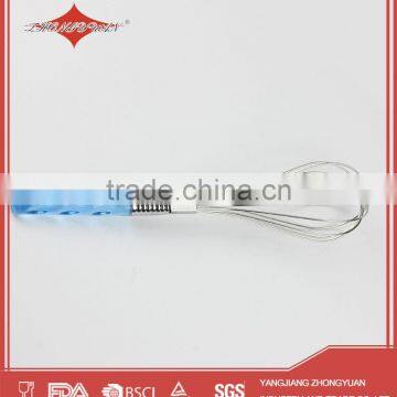 10" Full Stainless Steel Whisk Manual Rotary Wire Egg Beater photo-6