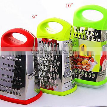 stainless steel 6 side vegetable grater, kitchen grater as seen on tv