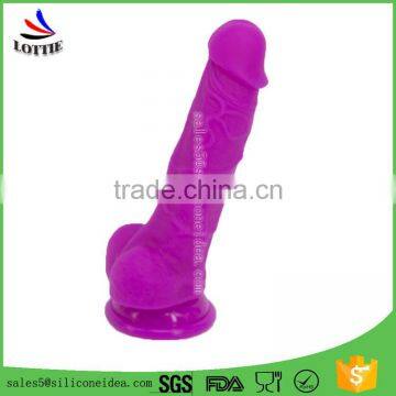 China Manufacturer Realistic Big Dildo Silicone Flexible Penis Huge Dildos Cock Adult Sex Toys for Women photo-2