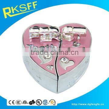 Pink Alloy Gift for Baby,baby Can Put the Tooth Ang Curl in Box Baby Gift photo-6