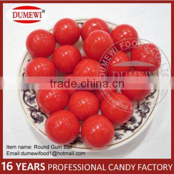 3.5g Round Candy Gum Ball Fruit Flavor Bubble Gum