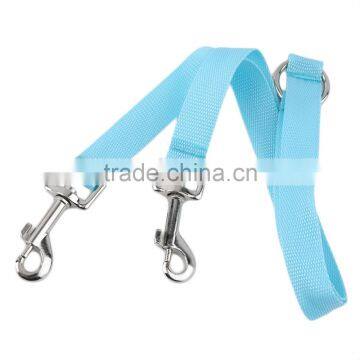 2.5*50 CM Double Head Multiple Dual Coupler 2 Way Nylon Dog Pig Pet Walking Leash Lead Collar Durable Nylon Dog Lead 2 Colors photo-6