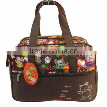 stock mummy bag/diaper bag with cartoon