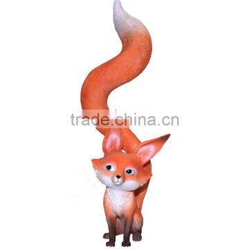 3D Polyresin Fox Figurines Resin Animal Home Decor For Wholesale