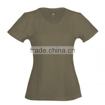 pale black v-neck collar t-shirt