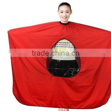 Barber Wai cloth / Adult Apron transparent haircut / hair stylist Barber clothing / hair salon dye baking oil Wai single