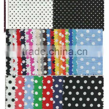 Fashion colorful Print Fabric Dot Circle as custom design