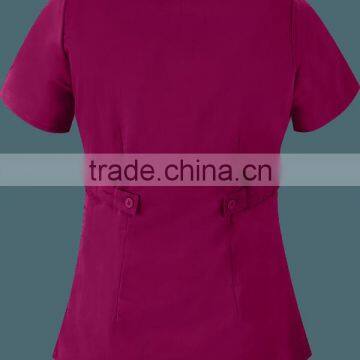 Anatomy Scrubs Modern Fit Mock Wrap Tops photo-3
