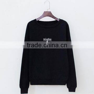2016 Heavy Cotton Blend OEM Custom Crewneck Sweatshirt and Hoodies