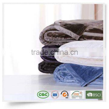 New Style Polar Plain Super Soft Glossy Flannel Blanket Factory Price High Quality Wholesale photo-2