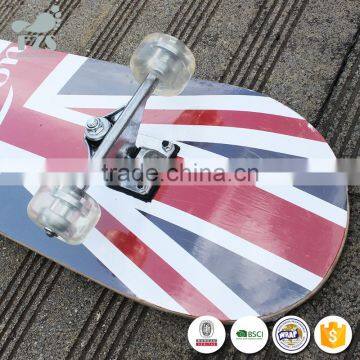 HSJ252 31*8 Inch Classic 4 Wheels Complete Skateboard Skates PU Wheels photo-5