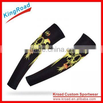 2016 Hot Wholesale New Design Color Printing Elastic UV Protection Sports Cycling Arm Sleeve photo-5