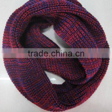 Fashion lady fantasy wave neck acrylic loop scarf