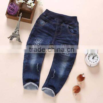 Latest design toddlers jeans pants stylish kids boys jeans pants