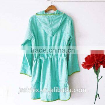 Wholesale Lady Fashion 100% Cotton Bathrobe Made in China photo-2