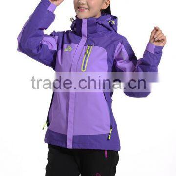 OEM Sports Wear Ladies Windproof Waterproof Breathable Outdoor Jacket photo-4