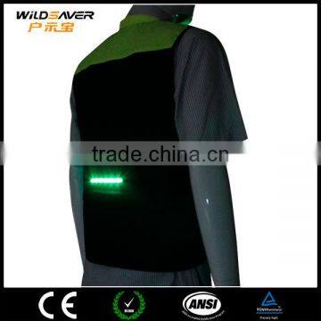 USB Rechargeable Battery Heated Reflective Vest for Running or Cycling photo-4