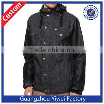 Custom Varsity Waterproof Snowboard Jacket For Men 2014