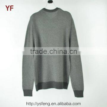 Latest Design Long Sleeve Men Jacquard Pullover Sweater photo-2
