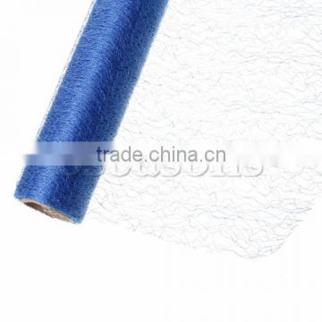 Organza Jewelry Gift Flower Wrapping Royal Blue 48cm,1Roll