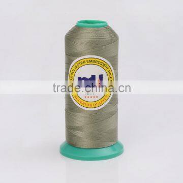 Polyester filament embroidery thread