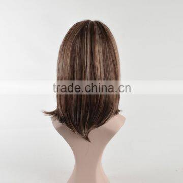 Large Stocks! Sexy Synthetic Wigs, Cheap Synthetic Cosplay Wigs, Short Dark Brown Cosplay Hair Wig photo-4