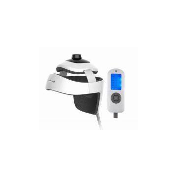 Portable head massager with LCD controller