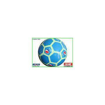 Blue Size 5 Football Soccer Ball With 32 Pentagonal And Hexagonal Panels